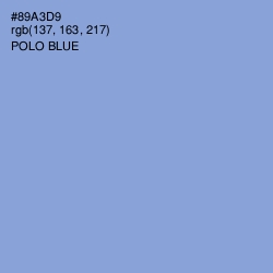 #89A3D9 - Polo Blue Color Image